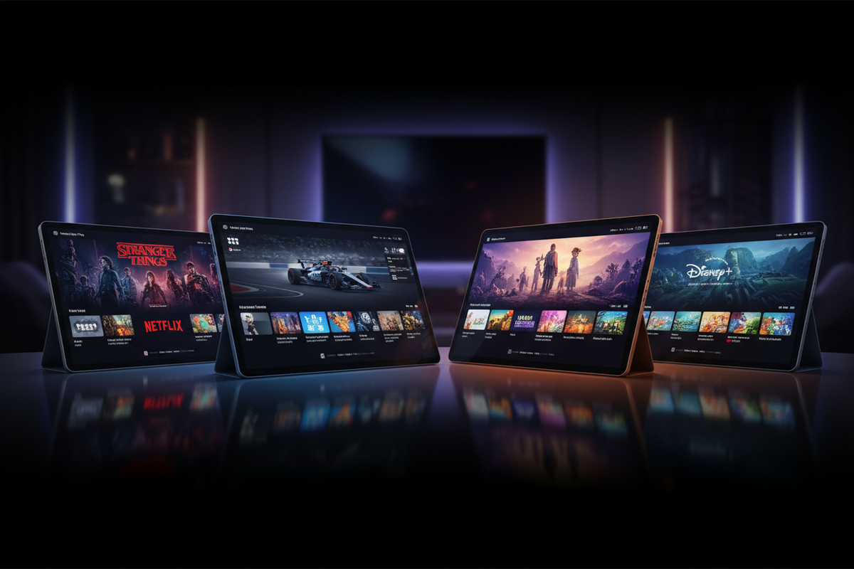 Meilleures tablettes pour le divertissement et le streaming en Europe 2026