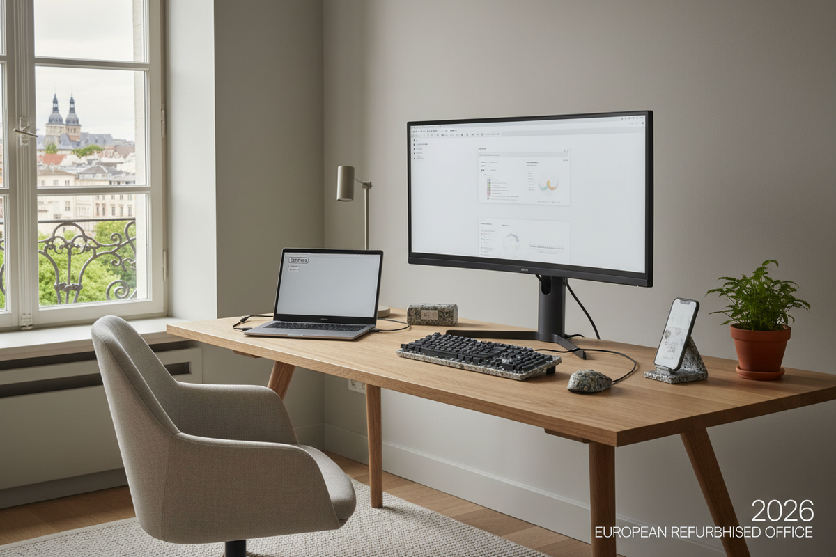 Meilleures configurations de bureau à domicile reconditionnées en Europe 2026 – Offres technologiques abordables pour le télétravail