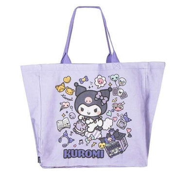 Shopping Bag Hello Kitty Kuromi Lilac 48 x 43 x 17 cm