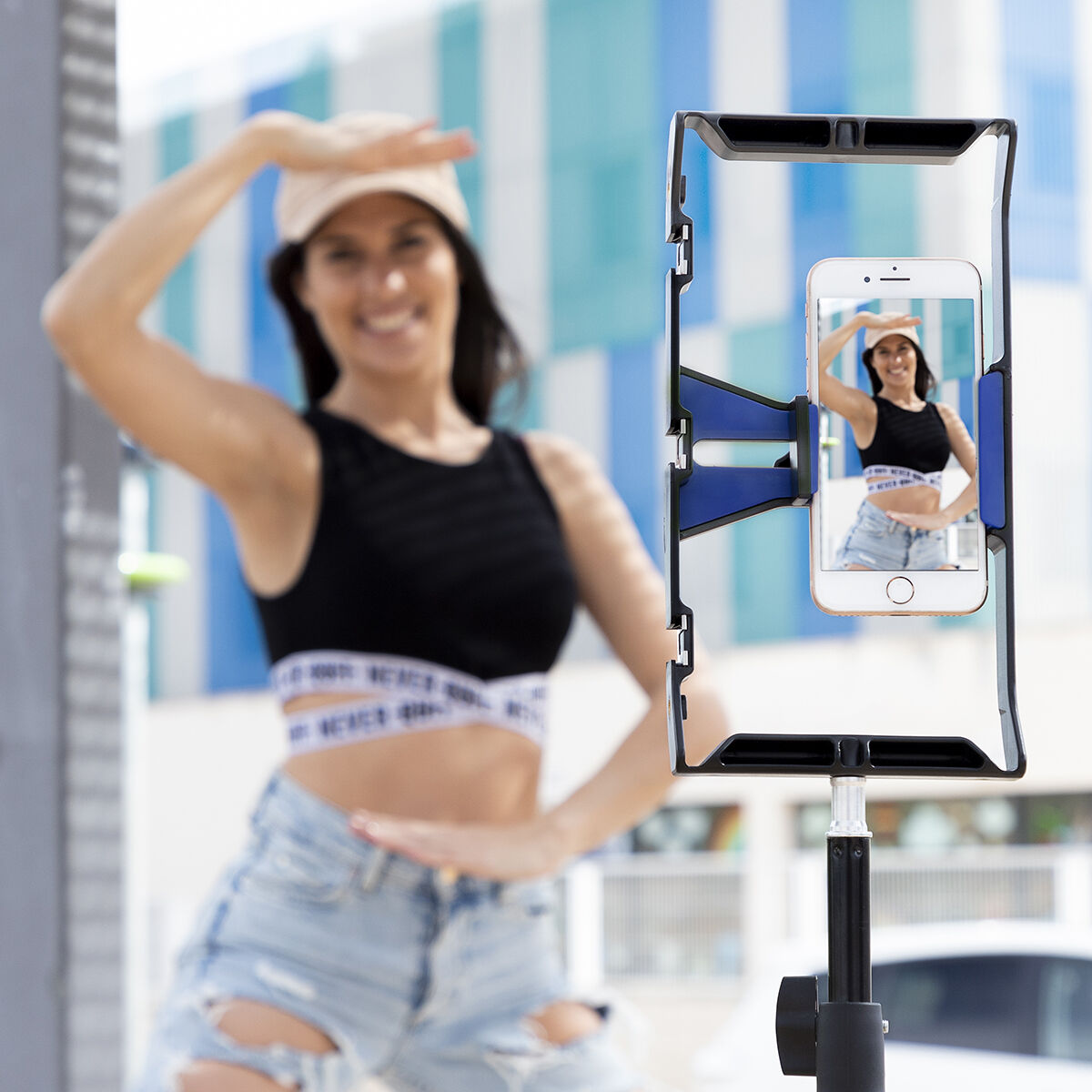 Innovagoods Smartphone Holder With Manual Stabiliser Stafect Innovagoods