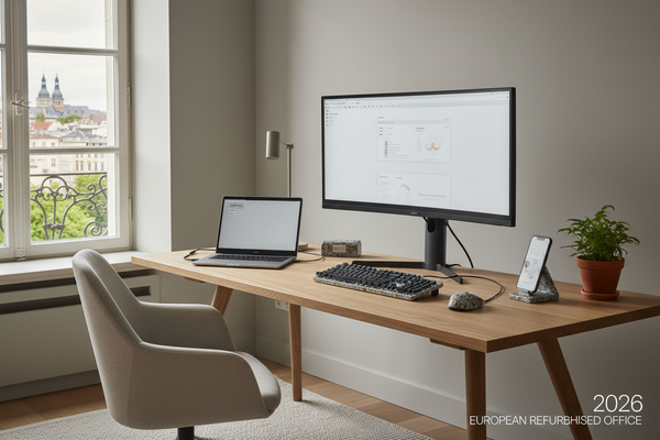 Meilleures configurations de bureau à domicile reconditionnées en Europe 2026 – Offres technologiques abordables pour le télétravail