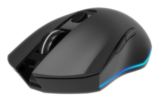 Gembird Mouse Gaming RGB Wireless Rechargeable 6 Buttons Firebolt Black