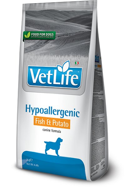 Farmina Perro Vet Life Hipo Fish & Potato Dog - Comida Seca Perros - 12KG