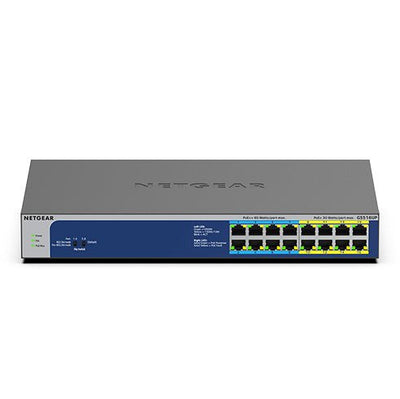 NETGEAR GS516UP No Administrado Gigabit Ethernet [10/100/1000] Energía Sobre Ethernet [PoE] Grey — image 1