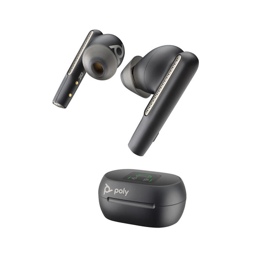 Poly In-Ear Bluetooth Headphones Poly Voyager Free 60+ Uc Black
