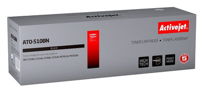 Activejet Toner ATO-510BN (reemplazo Oki 44469804 - Supreme - 5,000 Páginas - Black — image 1