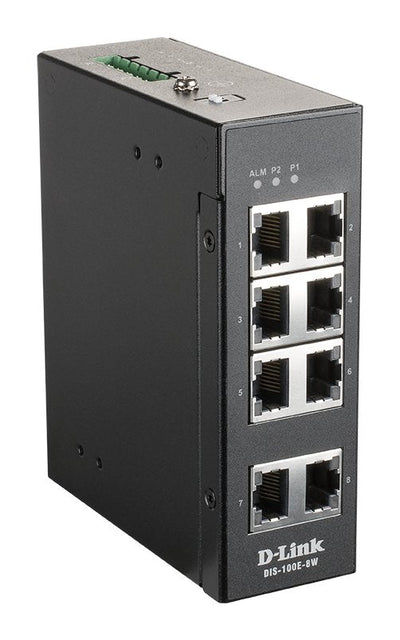 D-link DIS-100E-8W Switch Industrial 8X10/100Mbps — image 1
