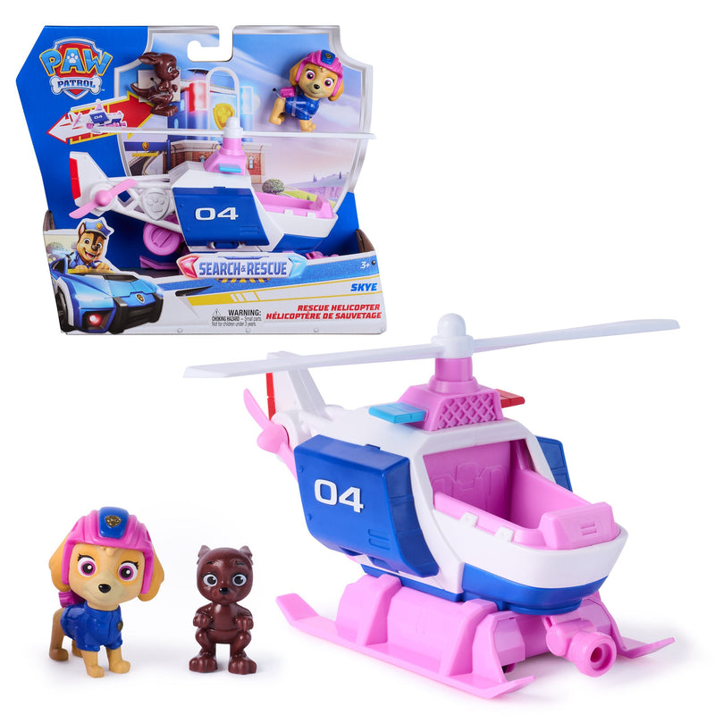 Spin Master Paw Patrol - Búsqueda And Rescate: Helicóptero Rescate Skye With 2 Figuras, Vehículo Toy 6074777