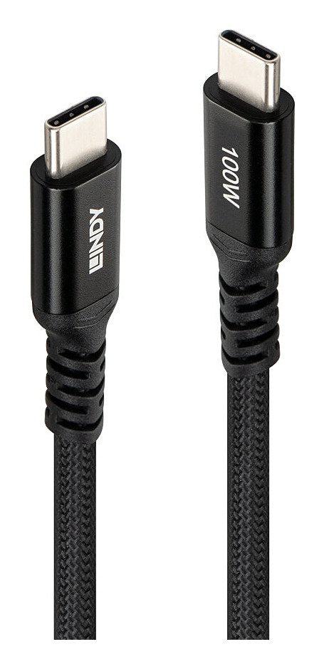 Lindy USB Cable -c 100W Pd 2M Black