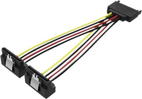 Vention Cable Power Kdbbb SATA Male 2X SATA Female 15CM Black — image 1