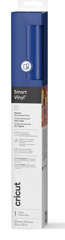 Cricut 2011601 Vinilo Adhesive Permanente Blue Matte — image 1