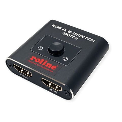 Roline 4K HDMI Switch, 2VÍAS, Bidirektional — image 1