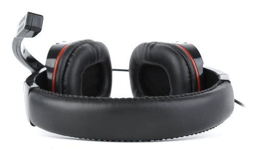 Gembird Headphones GHS-402 Diadema With Microphone Black/Red — image 1