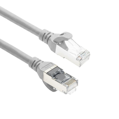 Grey 10 Meters Tpe S FTP CAT.6A Ultra-flex Patch Cable Snagless With RJ45 Connectors — image 1