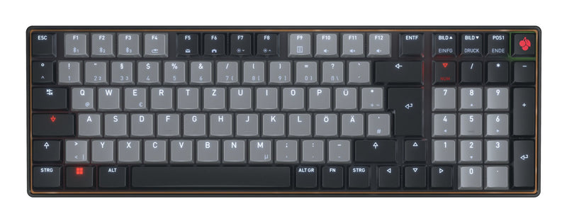 Cherry KW550 Mx Lp Wireless Keyboard Mx Red Tkl 96% Sw