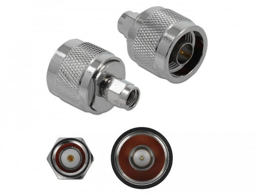Delock Adapter N Connector Male a Rp-sma Connector Male 10GHZ — image 1