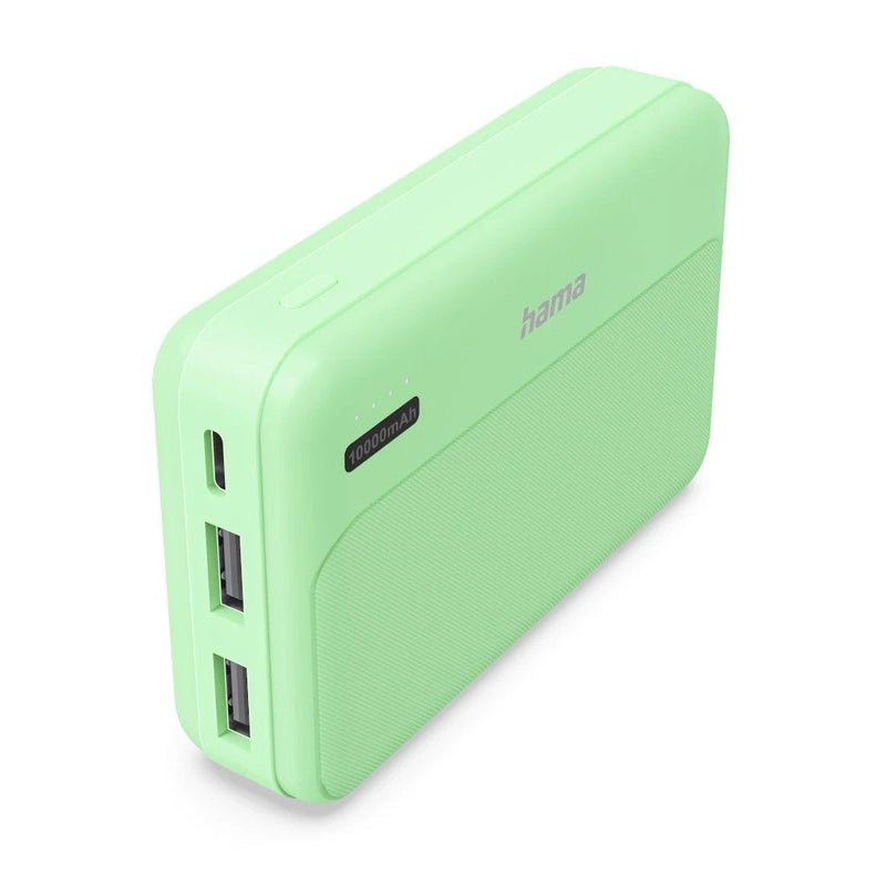 Hama Power Bank 10000MAH Charging Fast 2 USB-A Green