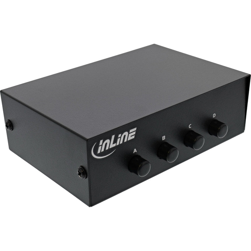 Inline Switch Serie Manual 4 Ports RS232, Sub-d 9 Pines
