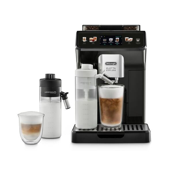 Delonghi Coffee Machine Automática ECAM450.55.G Eletta Explore, Black