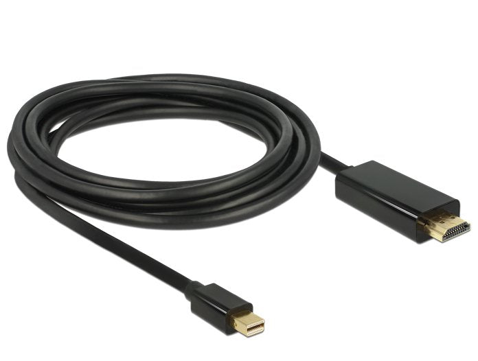 Delock Cable Mini DisplayPort 1.2 Male a High Speed HDMI a Male 4K 1M