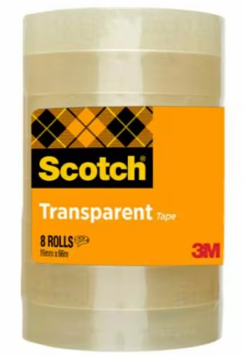 Scotch Tape Transparent 508 Roll 19MM X 66M Pack 8U — image 1