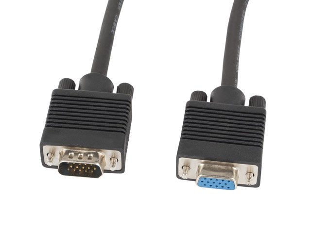 Lanberg Cable VGA HD15 (alargo) M/H 1.80M Black CA-VGAC-10CC-0018-B +