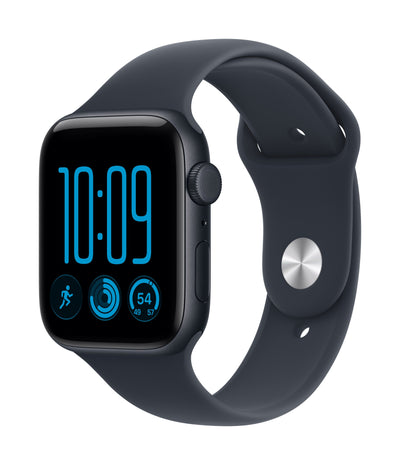 Apple Watch Se 3 GPS + Cellular 44MM Midnight Aluminium Case With Navy Blue Sport Band - S M — image 1