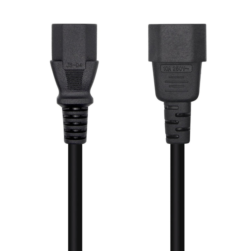 Aisens Cable Power CPU - C13/H-C14/M - 10M - 100% Cobre Puro AWG18 - Black