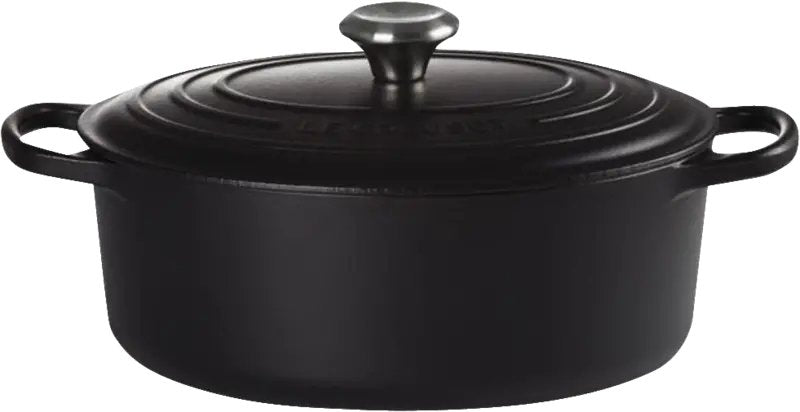 Le Creuset Signature Bräter Black Oval 33CM