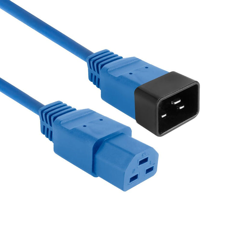 Powercord C20 - C21 IEC60320 Blue 3M
