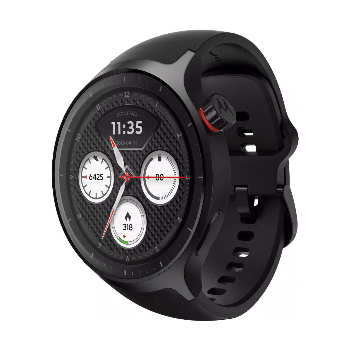 Motorola Smartwatch Motorola Moto Watch 47Mm Black 1,43" 47 Mm 46 Mm Ø 47 Mm