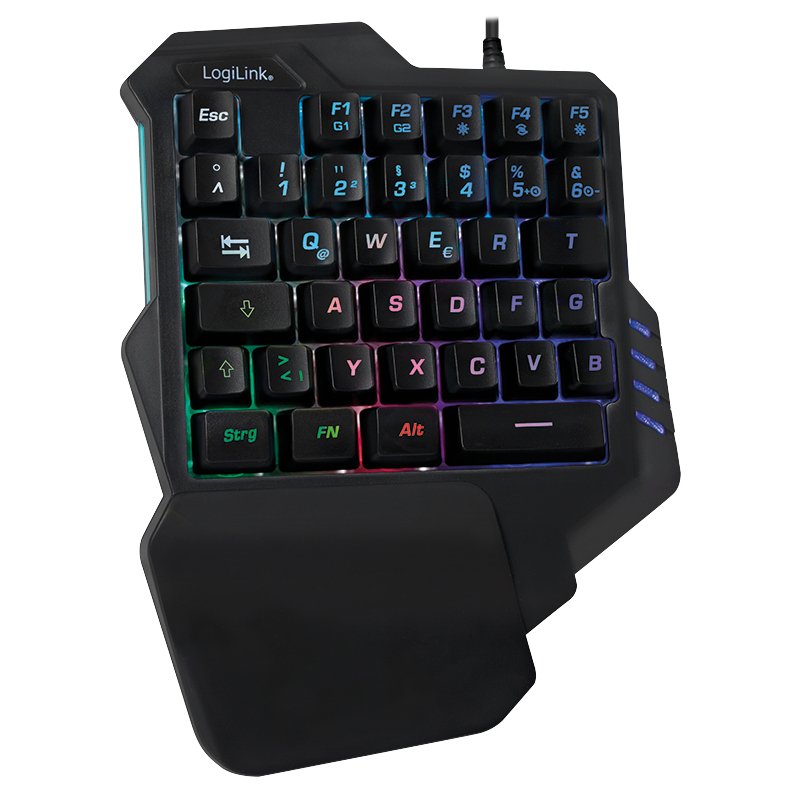 Logilink ID0181 Keyboard English Gaming USB Cable Black