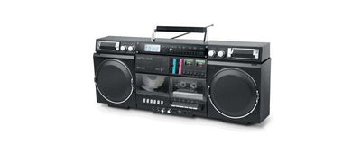 Muse Radio M-380GB Ghetto Blasters, Black — image 1