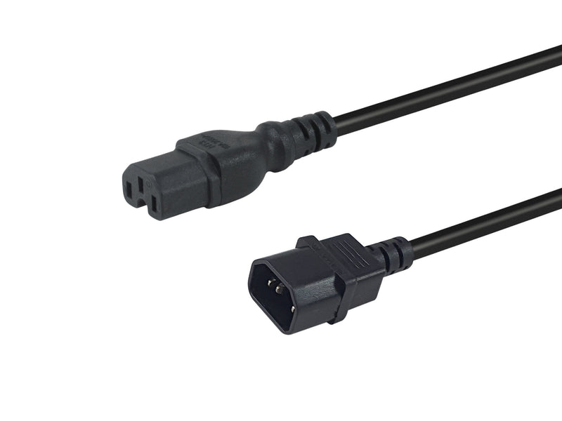 Equip Cable Power C14 -C15 M/H Black 3.00M