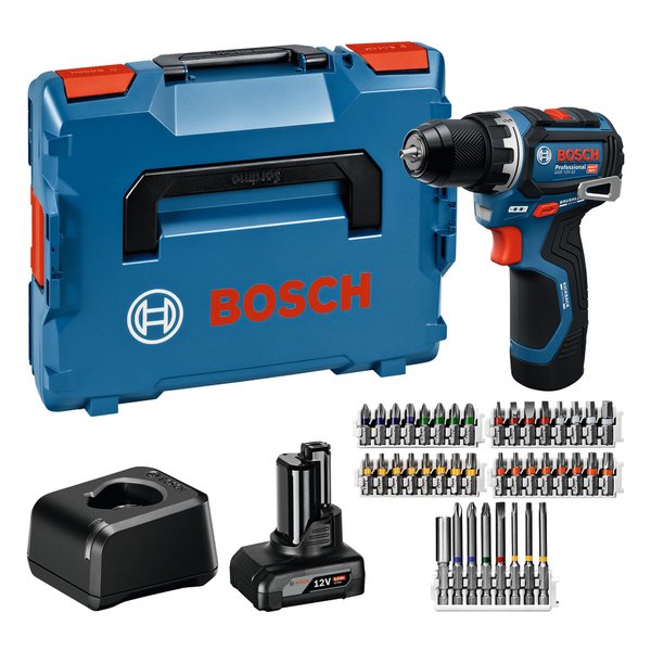 Bosch Professional Drill Atornillador Wireless Gsr 12V-32 Professional, 12 Voltios Blue/Black Battery Ion Liti