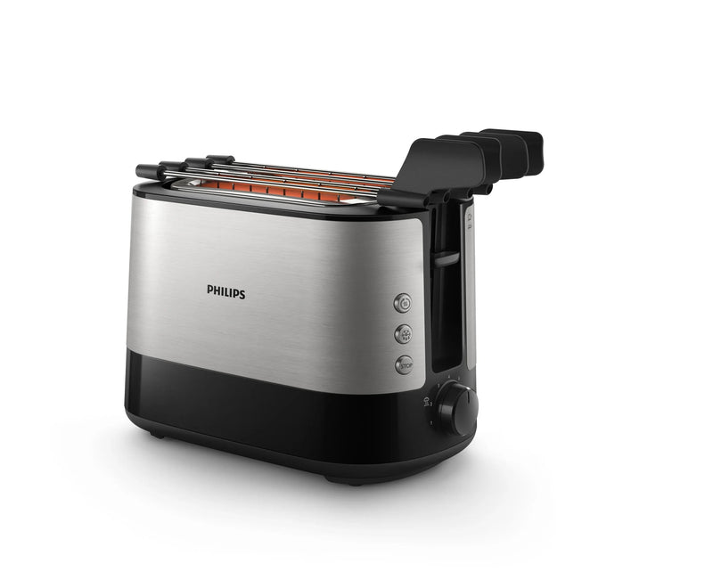 Philips Toaster Viva Collection With 2 Ranuras Extraanchas Tostador