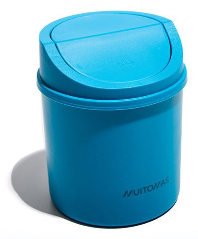 Muitomas, Papelera Desk Mini, With Door Abatible And Cover Removible, Compacto Desk And Office 130X130X170 Mm, — image 1
