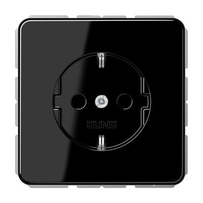 Jung CD1520SW Schuko Socket Power 16A 250V Cd Black — image 1