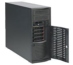 Supermicro Chasis Black SC733 Mid Tower With PSU Platinum 668W — image 1