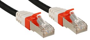 Lindy Network Cable CAT.6(A) Smp / S/FTP Pimf Black 0.50M 10G — image 1
