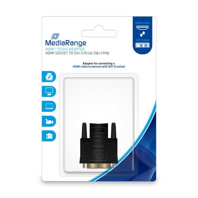 Mediarange Cable MRCS170 Cambiador Género DVI-d HDMI Black — image 1