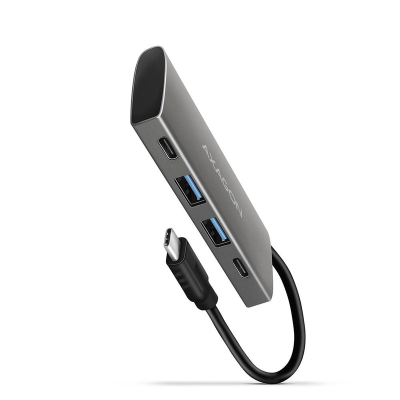 Axagon HMC-4G2 USB-C 3.2 Gen 2 Concentrador 10Gbps With. 2x USB-A + 2x Usb-c, USB Cable -c 13CM