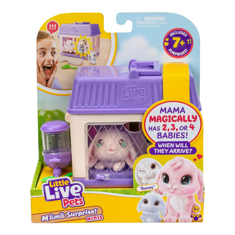Moose Toys Little Live Pets - Mama Surprise S4 Mini Playset Conejita, Figure Toy 26625
