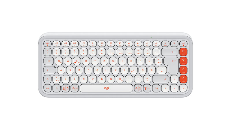 Logitech Keyboard Pop Icon Keys Wireless White (920-013060)