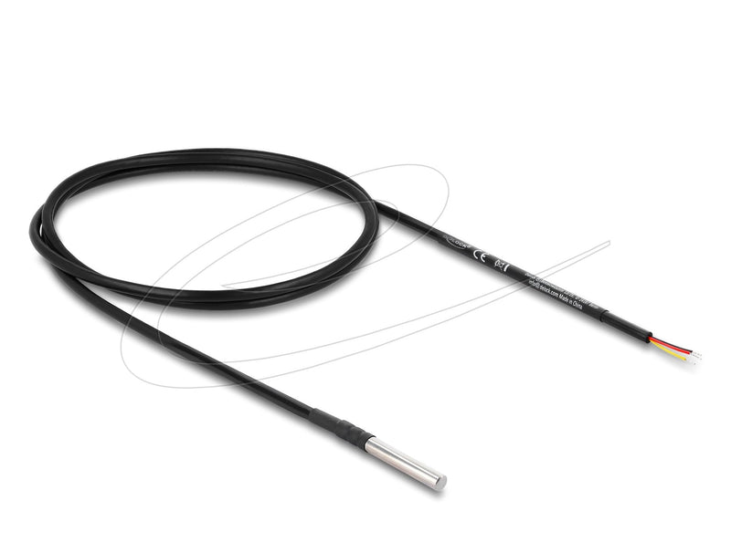 Delock Sonda Temperatura Cable With 3 X Offene Extremos Cable DS18B20 1M