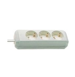 Brennenstuhl Eco-line Base Múltiple 3M 3 Salidas AC White