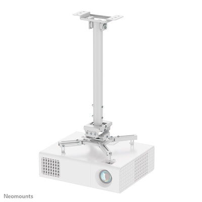 Neomounts Deckenhalter Projektor 35KG Voll Bew. Höv White 60.5-90.5CM — image 1
