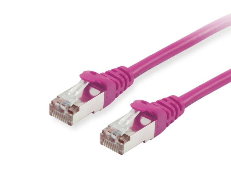 Equip Latiguillo Apantallado S/FTP Categoria 6 Libre Halogenos 20M Color Purpura P/N 605559
