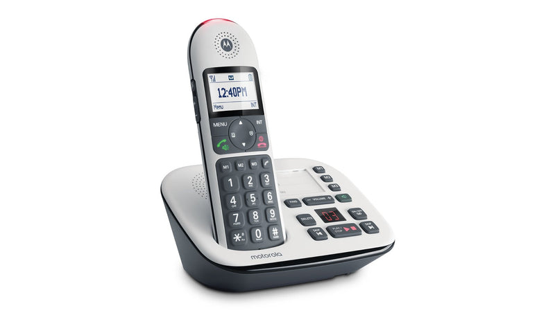 Motorola CD5011 Dect Voice, Grosstastenschnurlostlelefon With Ab, White