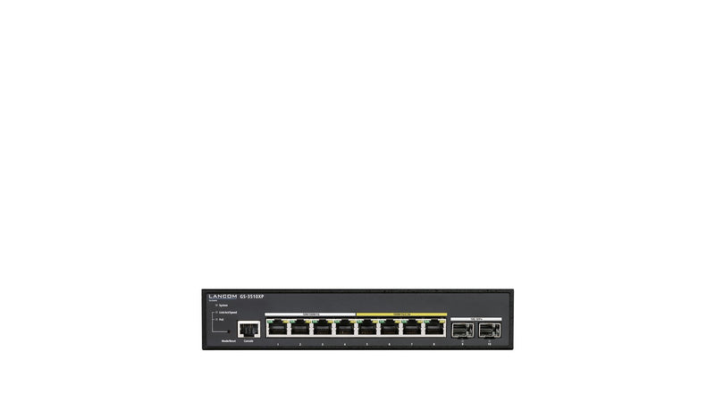 Lancom GS-3510XP Gestionado L2 2.5G Ethernet (100/1000/2500) Energía Sobre Ethernet (PoE) 1U Black